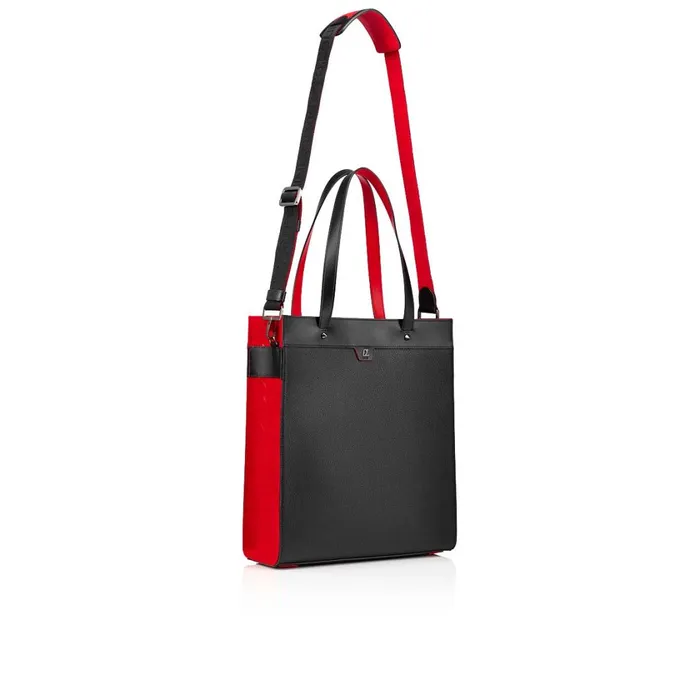 Men Ruistote Tote Bag 8211 Calf Leather 8211 Black Black Christian Louboutin Totes