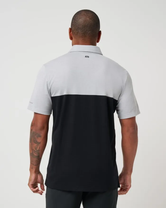 Men SAN FRANCISCO GIANTS HOME RUN LEADER POLO Heather Greyblack TravisMathew Polos