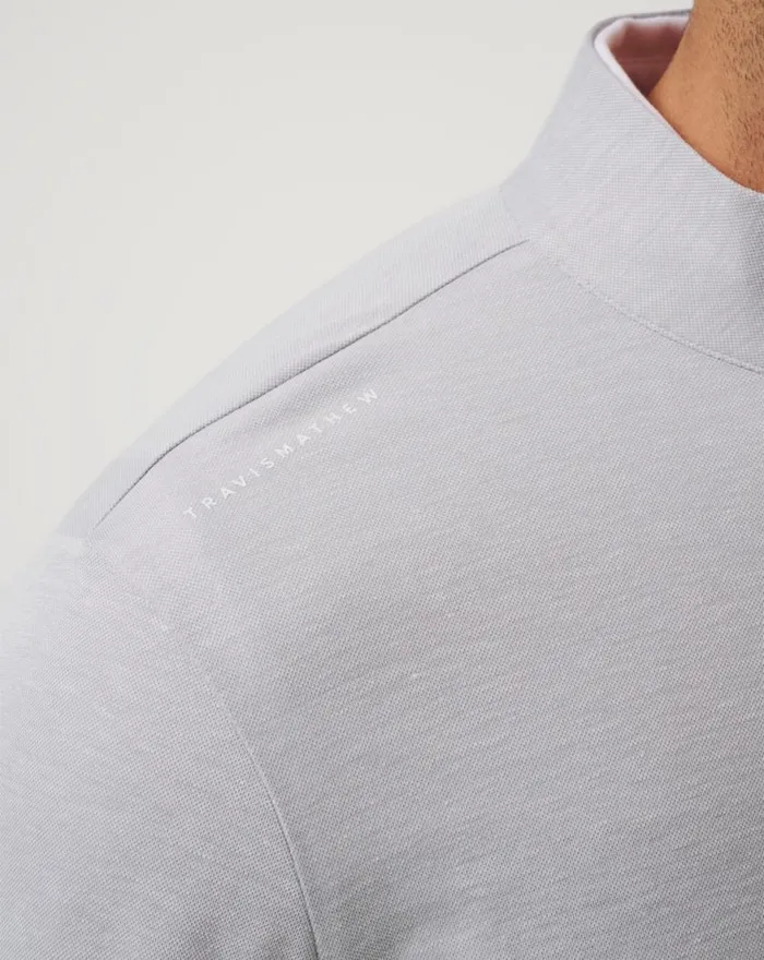 Men SAN FRANCISCO GIANTS TIME TO TAILGATE QUARTER ZIP Heather Grey TravisMathew Quarter Zips