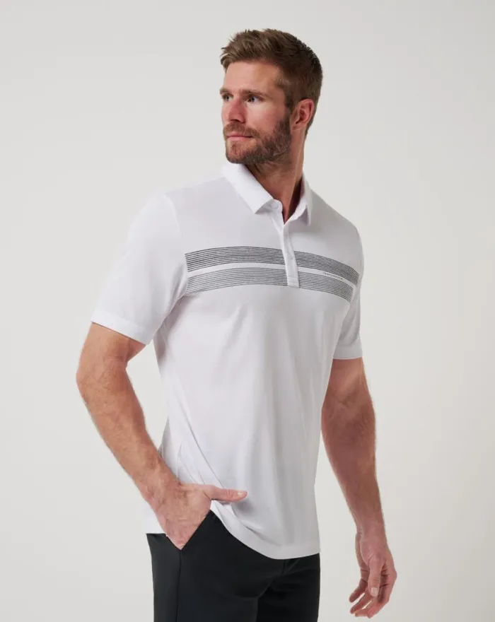 Men SAN FRANCISCO GIANTS TOP RECRUIT POLO White TravisMathew Polos