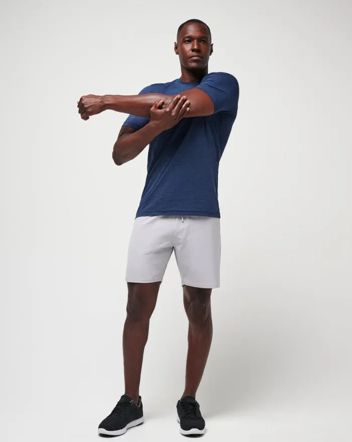 Men SCENIC VISTA ACTIVE TEE Heather Navy TravisMathew Tees