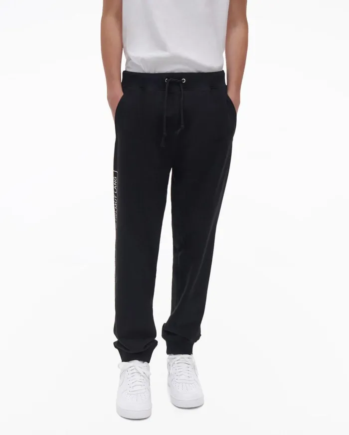 Men School Sweatpant Basalt Black Helmut Lang Pants