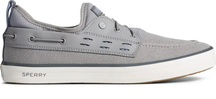 Men SeaCycled Fairlead Boat Sneaker Grey Sperry Sneakers