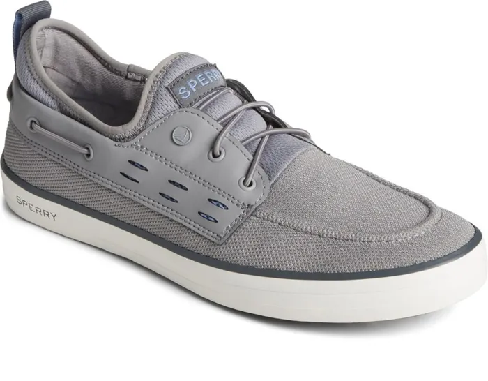Men SeaCycled Fairlead Boat Sneaker Grey Sperry Sneakers Men SeaCycled Fairlead Boat Sneaker Grey Sperry Sneakers