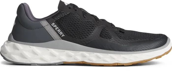 Men SeaCycled Headsail Sneaker Black Sperry Sneakers