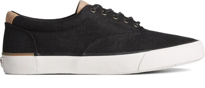 Men SeaCycled Striper II CVO Baja Sneaker Black Sperry Sneakers