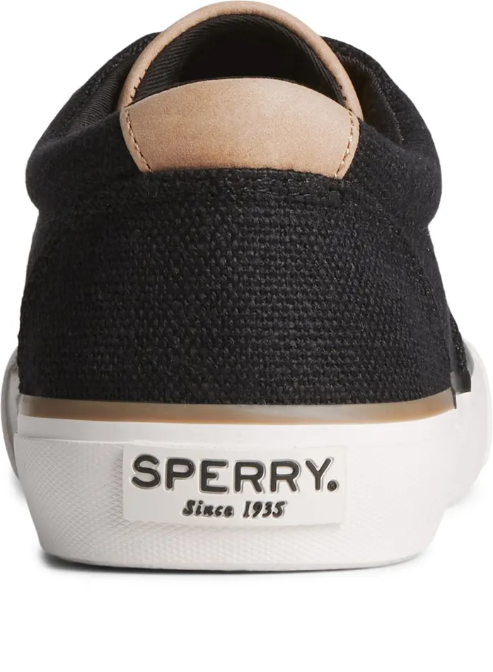 Men SeaCycled Striper II CVO Baja Sneaker Black Sperry Sneakers
