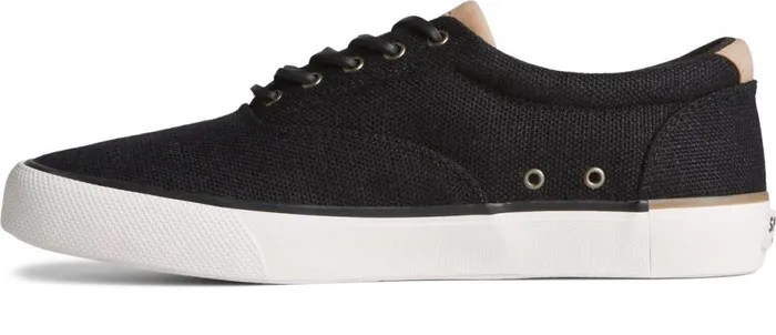 Men SeaCycled Striper II CVO Baja Sneaker Black Sperry Sneakers