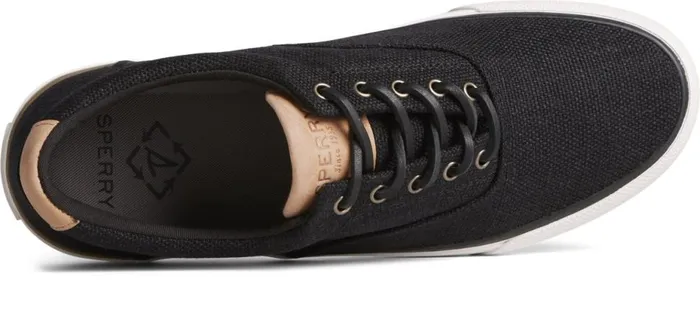 Men SeaCycled Striper II CVO Baja Sneaker Black Sperry Sneakers