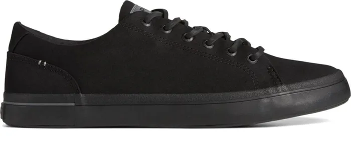 Men SeaCycled Striper II Textile Sneaker Black Sperry Sneakers