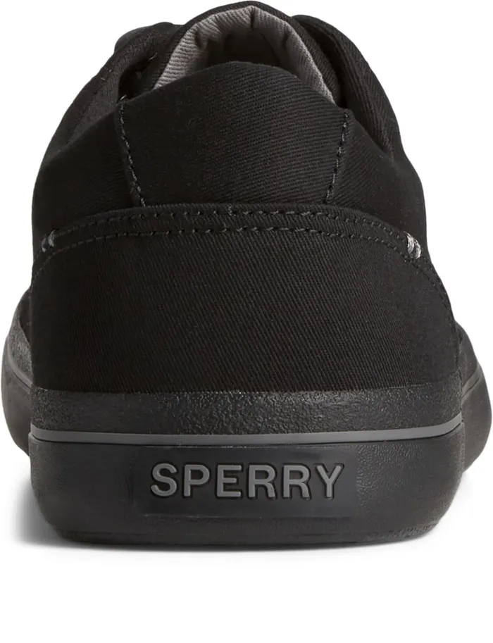 Men SeaCycled Striper II Textile Sneaker Black Sperry Sneakers Men SeaCycled Striper II Textile Sneaker Black Sperry Sneakers