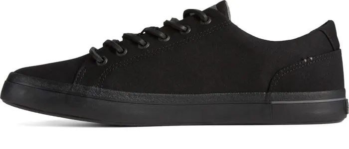 Men SeaCycled Striper II Textile Sneaker Black Sperry Sneakers Men SeaCycled Striper II Textile Sneaker Black Sperry Sneakers