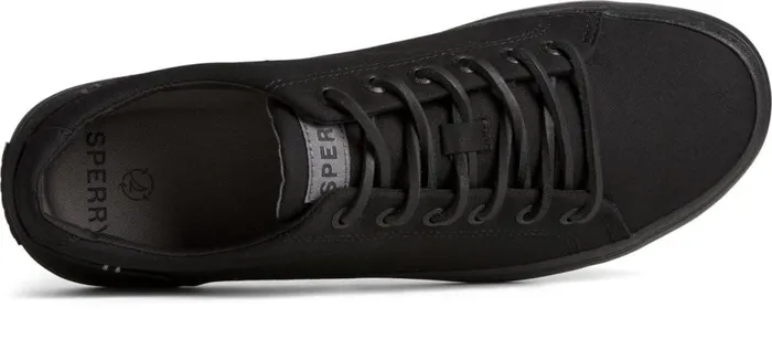 Men SeaCycled Striper II Textile Sneaker Black Sperry Sneakers Men SeaCycled Striper II Textile Sneaker Black Sperry Sneakers