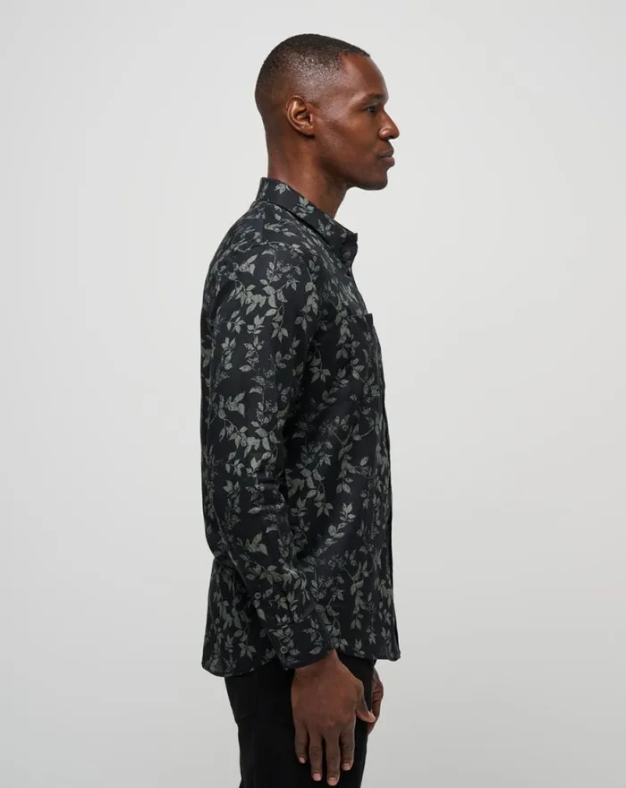 Men SEARCHLIGHT BUTTONUP Black TravisMathew ButtonUps