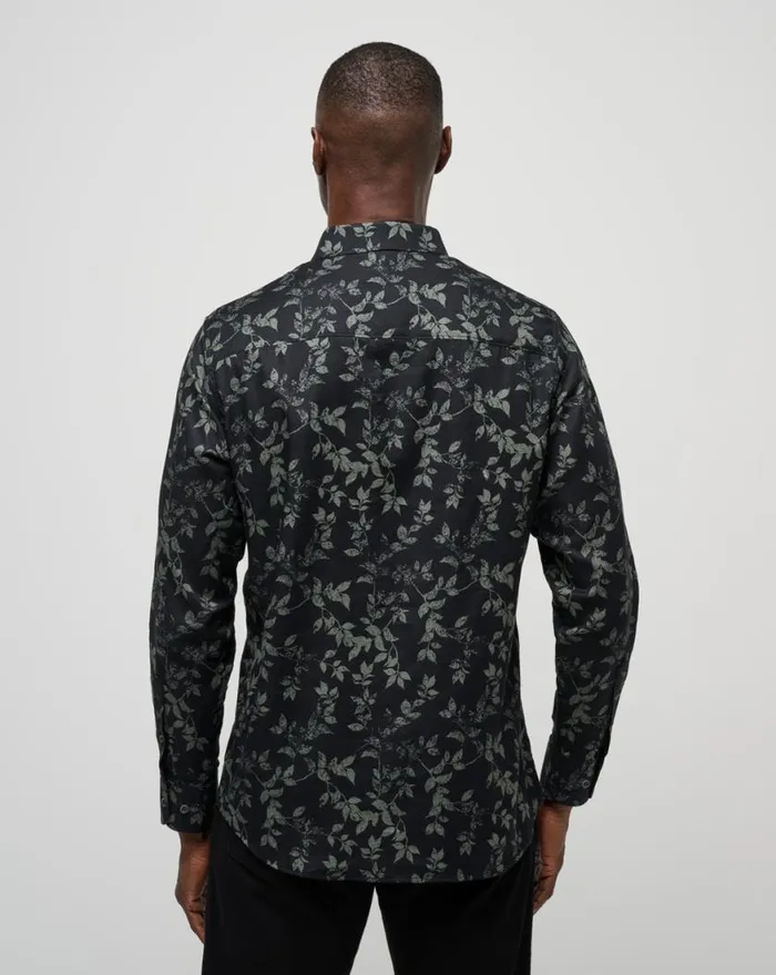 Men SEARCHLIGHT BUTTONUP Black TravisMathew ButtonUps