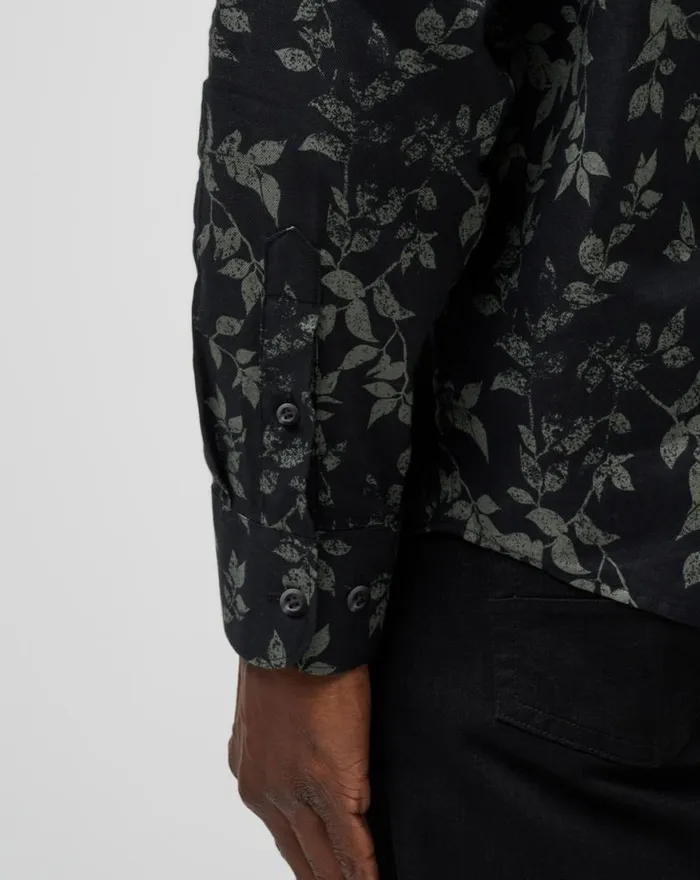 Men SEARCHLIGHT BUTTONUP Black TravisMathew ButtonUps