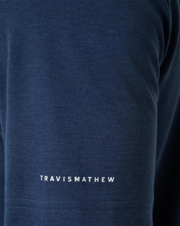 Men SEATTLE MARINERS PLAYOFF PITCH POLO Navy TravisMathew Polos