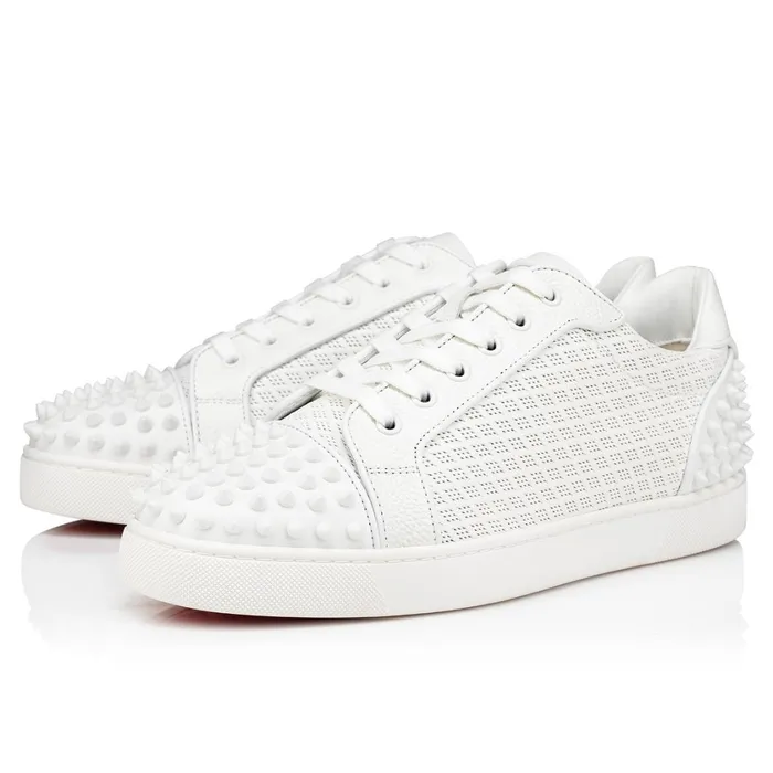 Men Seavaste 2 Sneakers 8211 Calf Leather And Spikes 8211 White White Christian Louboutin Low Top Sneakers Men Seavaste 2 Sneakers 8211 Calf Leather And Spikes 8211 White White Christian Louboutin Low Top Sneakers