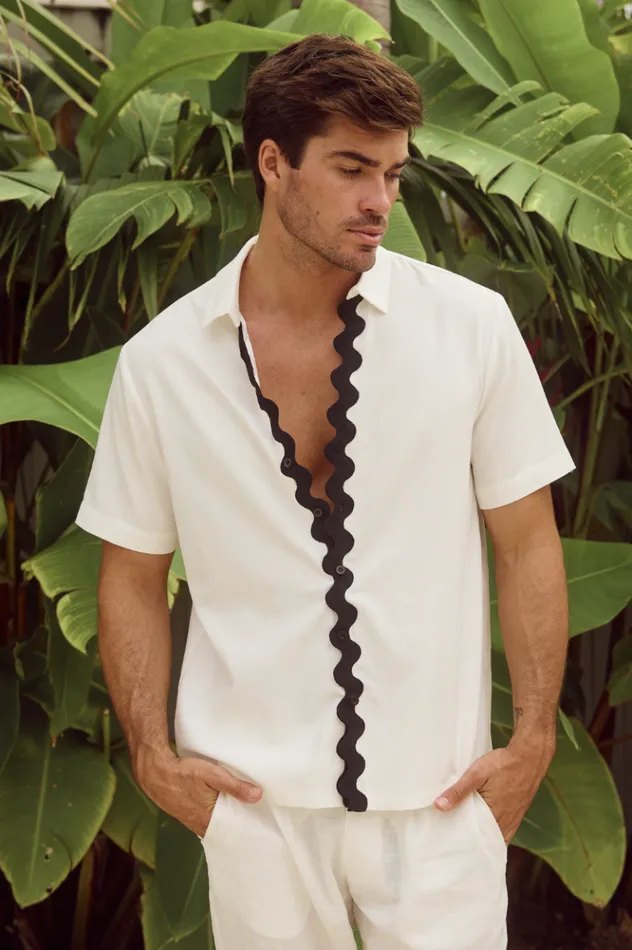 Men Sets Runaway The Label HARRY SHIRT Whiteblack