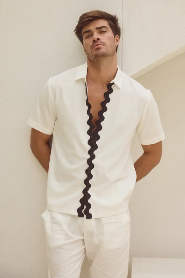Men Sets Runaway The Label HARRY SHIRT Whiteblack