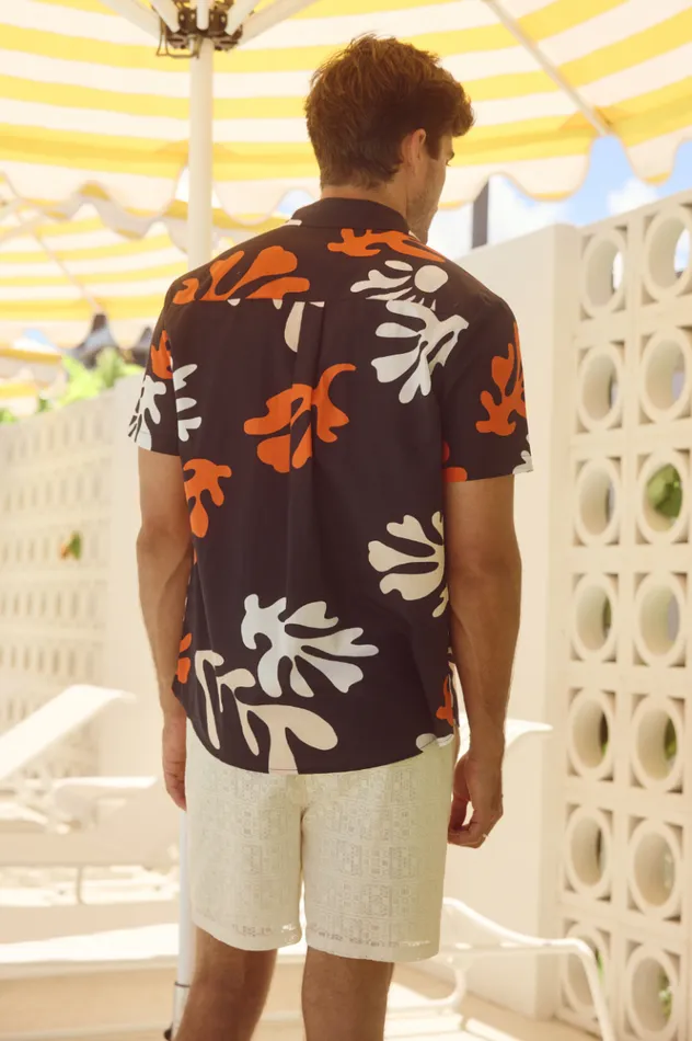 Men Sets Runaway The Label PARADISO SHIRT Black Floral