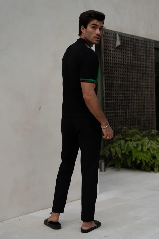 Men Shirts Runaway The Label BENNY SHIRT Black Multi
