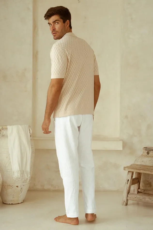 Men Shirts Runaway The Label BILLIE SHIRT Sand
