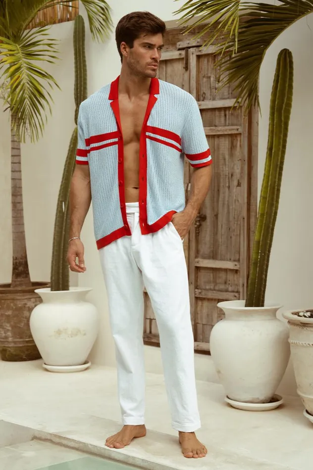 Men Shirts Runaway The Label BRODY SHIRT Redsky