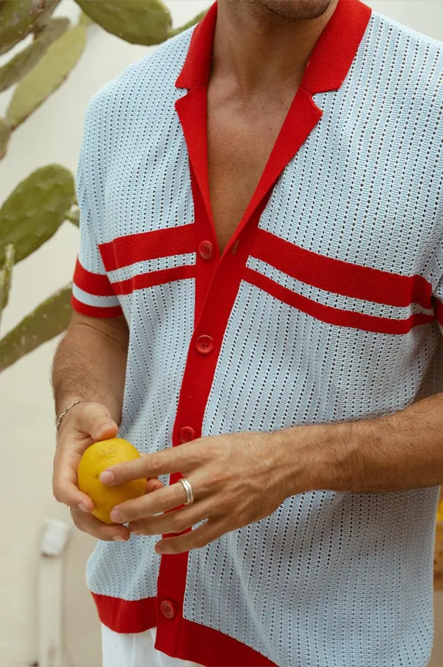 Men Shirts Runaway The Label BRODY SHIRT Redsky