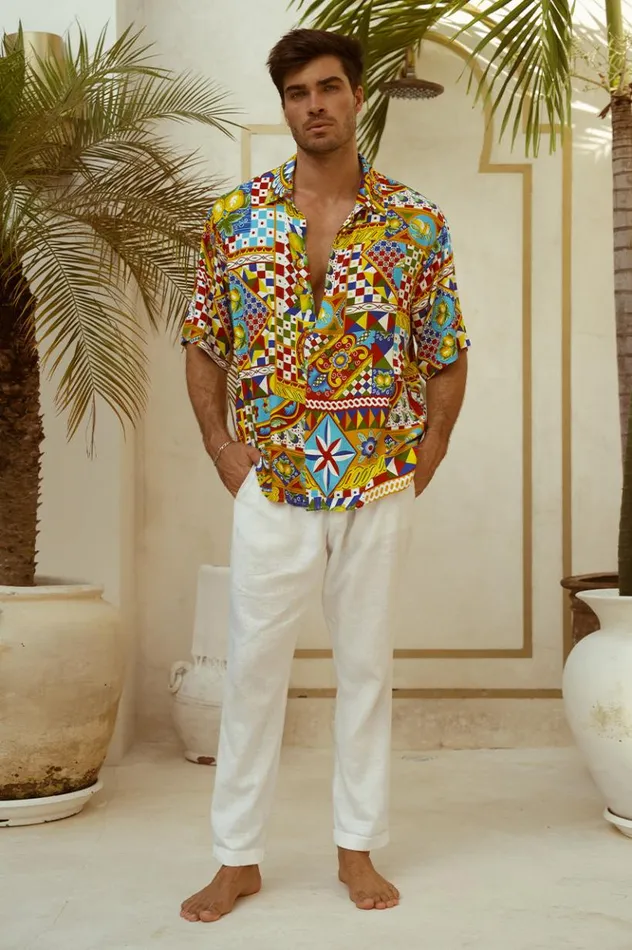 Men Shirts Runaway The Label DANTE SHIRT Phaedra Print