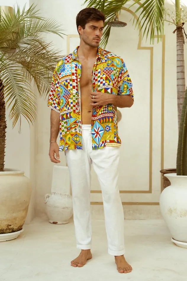 Men Shirts Runaway The Label DANTE SHIRT Phaedra Print