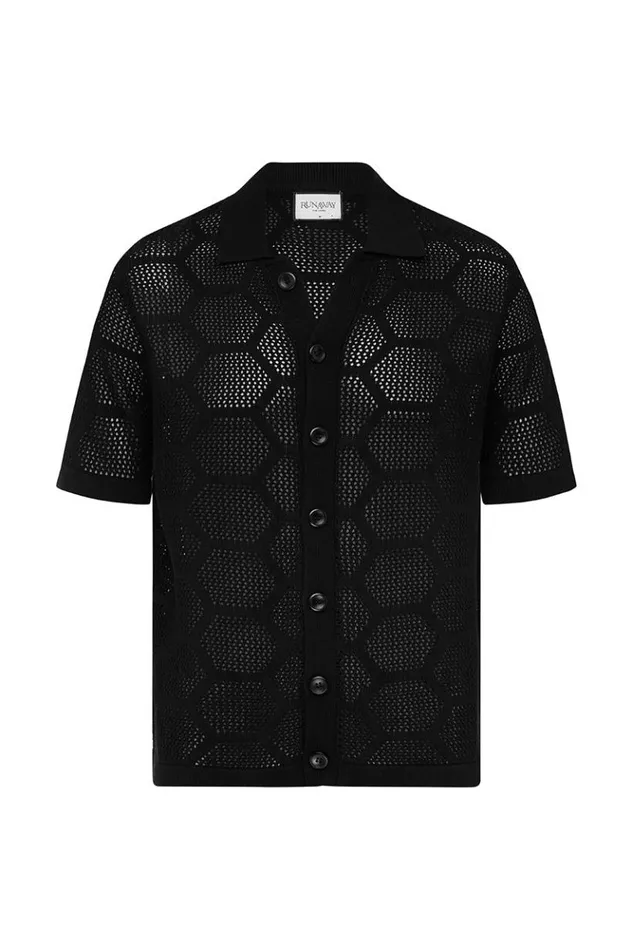 Men Shirts Runaway The Label KENETH SHIRT Black