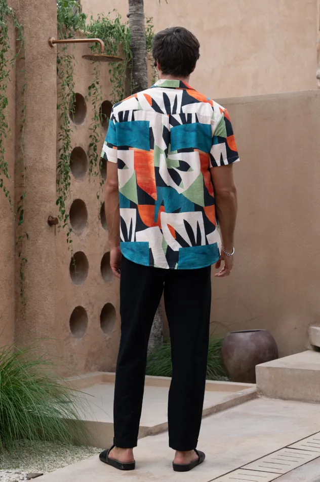 Men Shirts Runaway The Label NATHAN SHIRT Regio Print