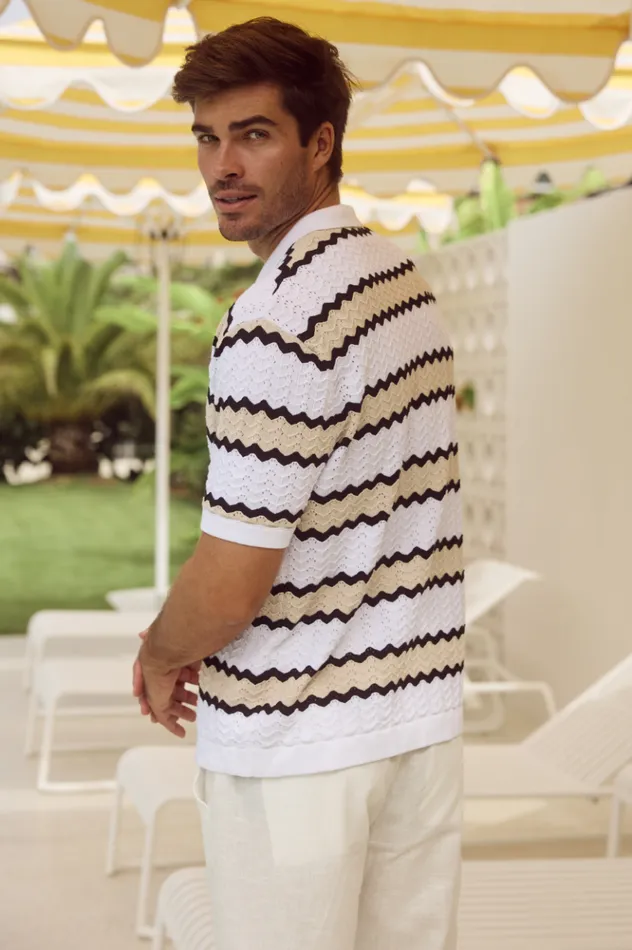 Men Shirts Runaway The Label OTTO SHIRT Whitesand