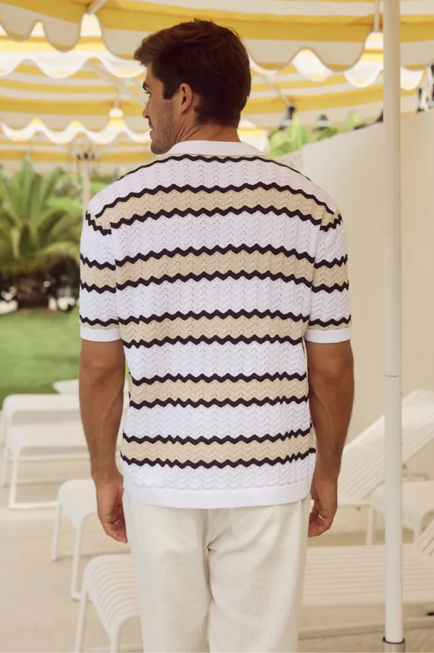 Men Shirts Runaway The Label OTTO SHIRT Whitesand