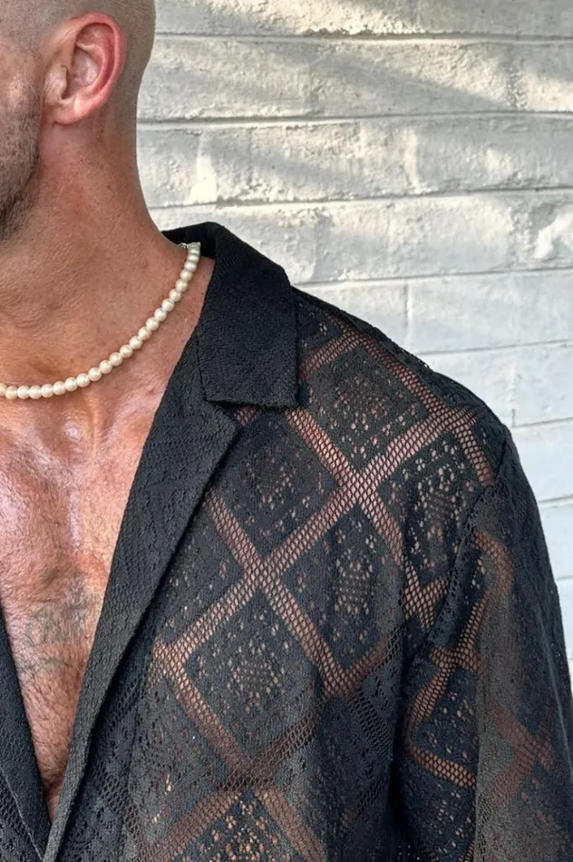 Men Shirts Runaway The Label TULUM SHIRT Black