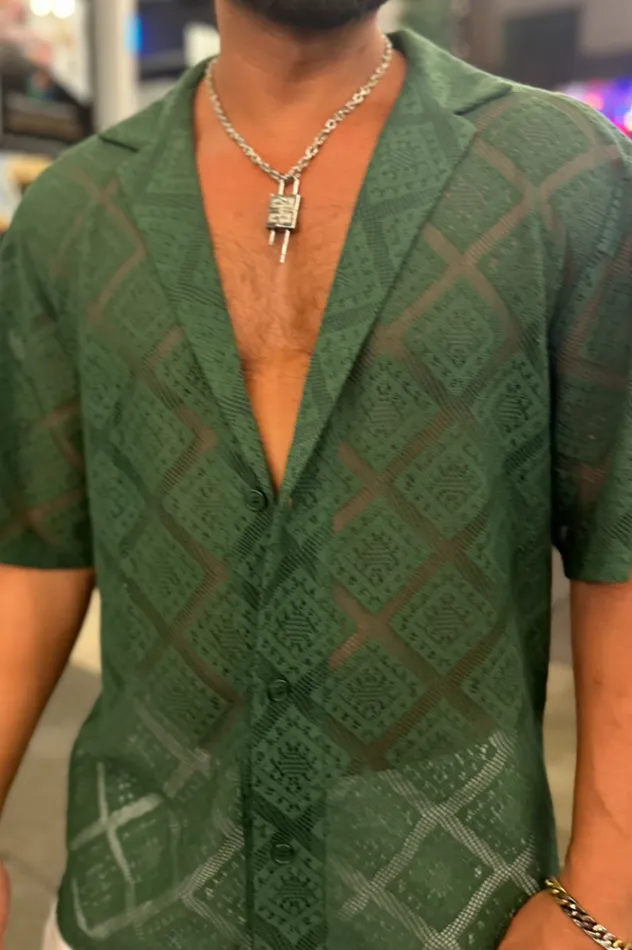 Men Shirts Runaway The Label TULUM SHIRT Olive