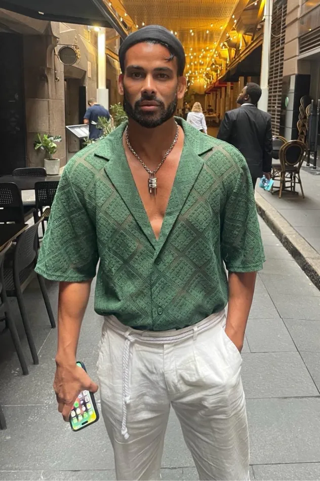 Men Shirts Runaway The Label TULUM SHIRT Olive