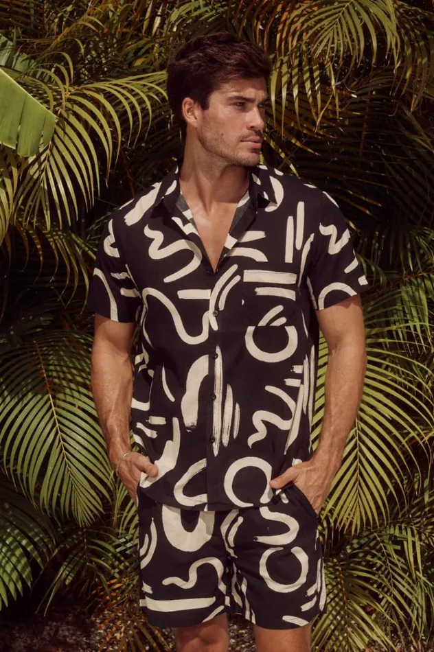 Men Shirts Runaway The Label YORK SHIRT Black
