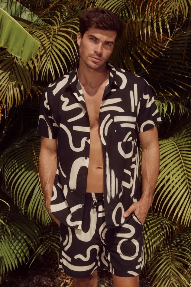 Men Shirts Runaway The Label YORK SHIRT Black Men Shirts Runaway The Label YORK SHIRT Black