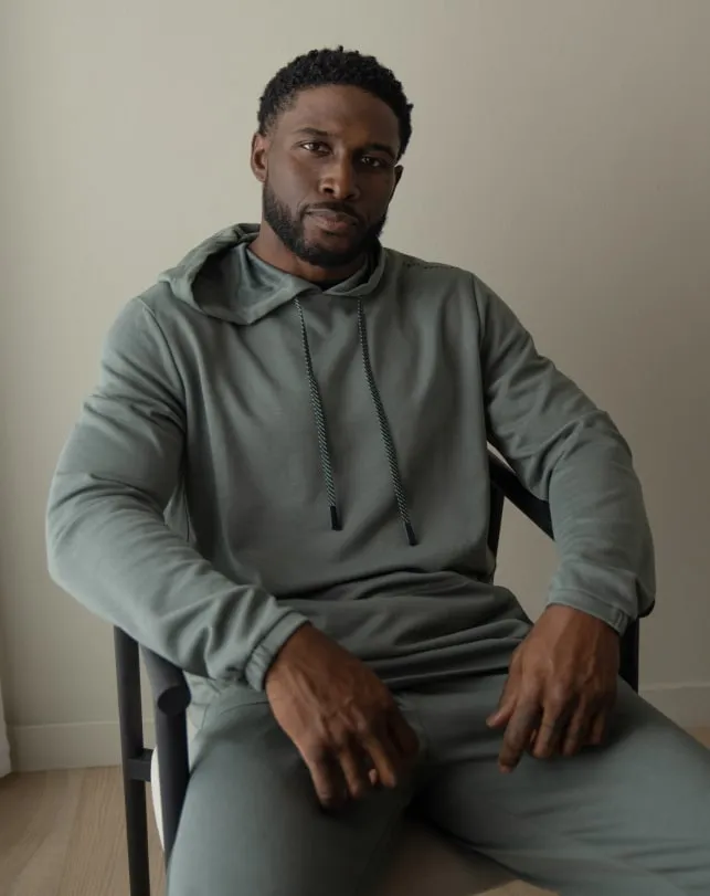 Men SIDESLIP HOODIE Dark Olive TravisMathew Hoodies and Sweatshirts