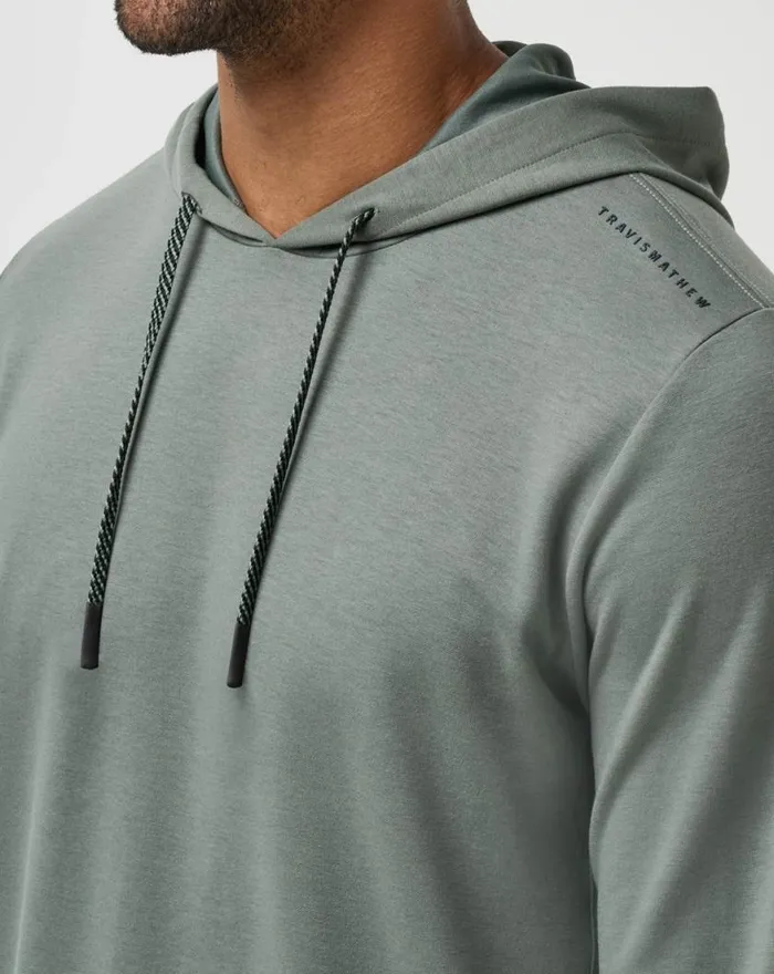 Men SIDESLIP HOODIE Dark Olive TravisMathew Hoodies and Sweatshirts