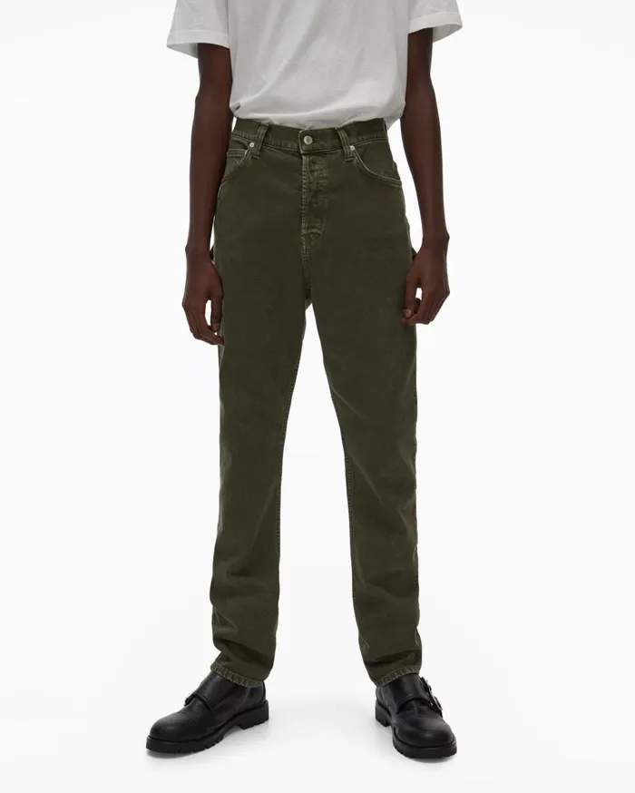 Men Strap Jean Birch Green Stone Helmut Lang Pants
