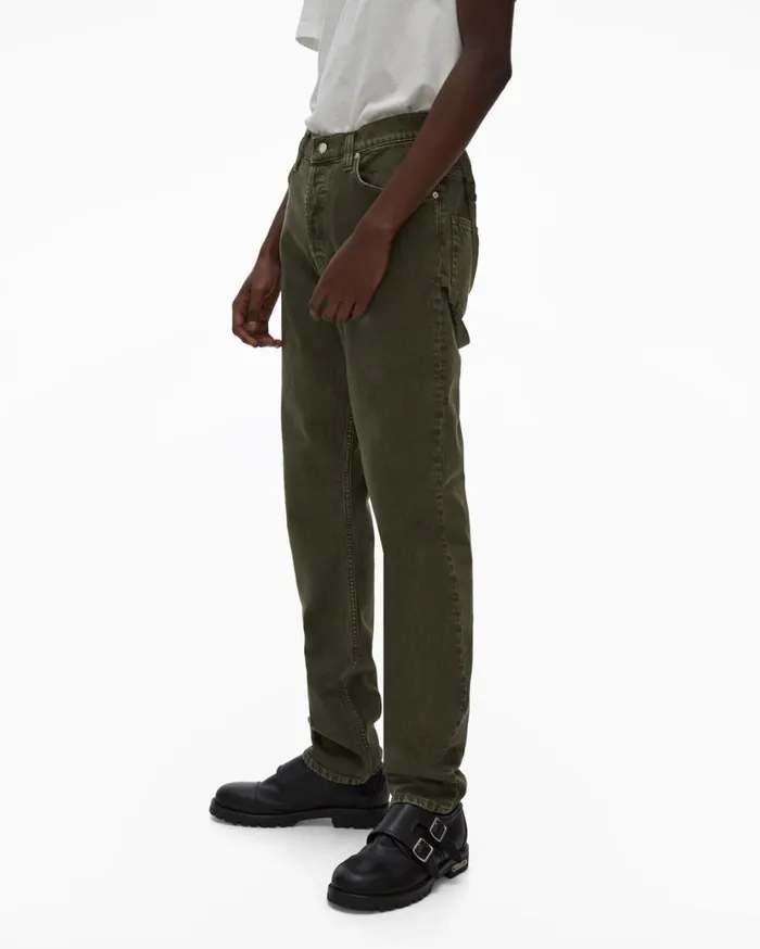 Men Strap Jean Birch Green Stone Helmut Lang Pants