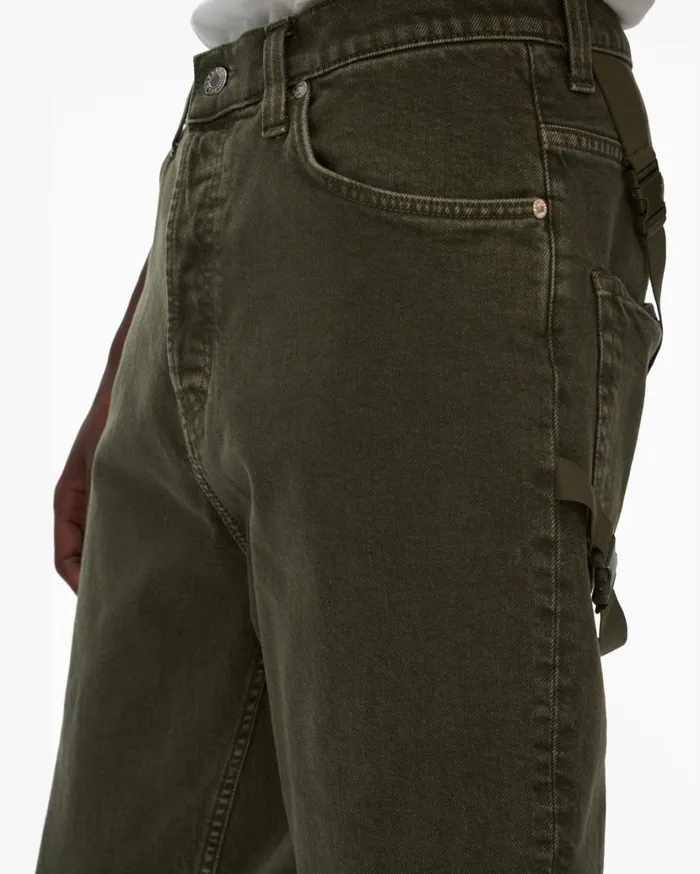 Men Strap Jean Birch Green Stone Helmut Lang Pants