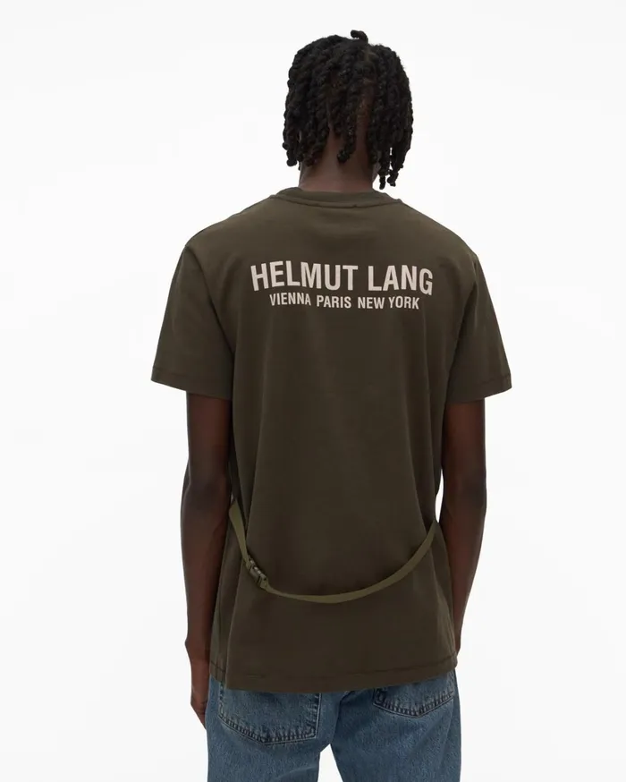 Men Strap Tee Hunter Sage Helmut Lang TShirts