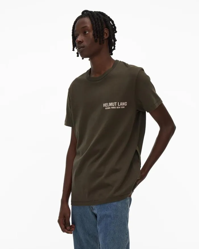 Men Strap Tee Hunter Sage Helmut Lang TShirts