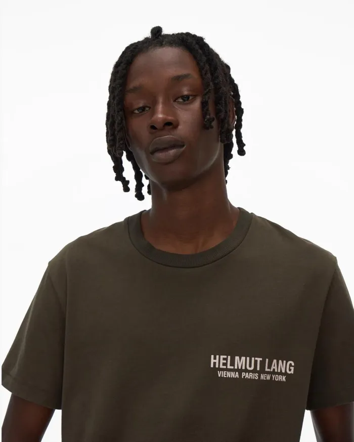 Men Strap Tee Hunter Sage Helmut Lang TShirts