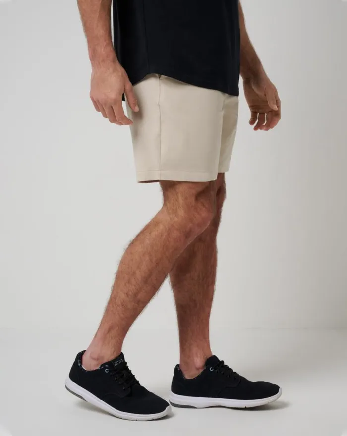 Men STRETCHKNIT SHORT 8IN Italian Sand TravisMathew Shorts