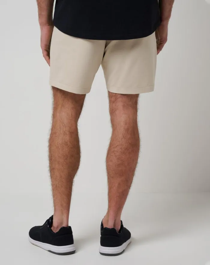 Men STRETCHKNIT SHORT 8IN Italian Sand TravisMathew Shorts